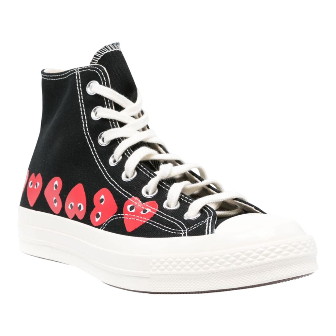 Club21 - COMME des GARCONS PLAY CONVERSE - Converse Multi Heart High Top - SNEAKERS - Black