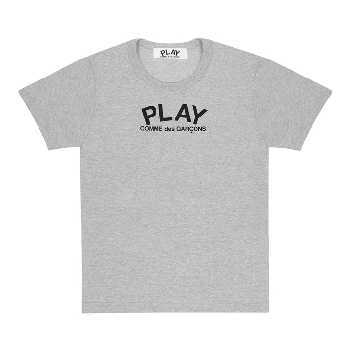 Club21 - COMME des GARCONS PLAY - Logo Tee With Back Black Heart Unisex - TEES - Grey