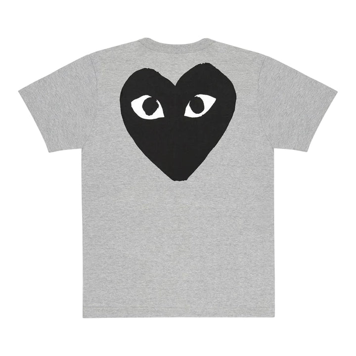 Club21 - COMME des GARCONS PLAY - Logo Tee With Back Black Heart Unisex - TEES - Grey