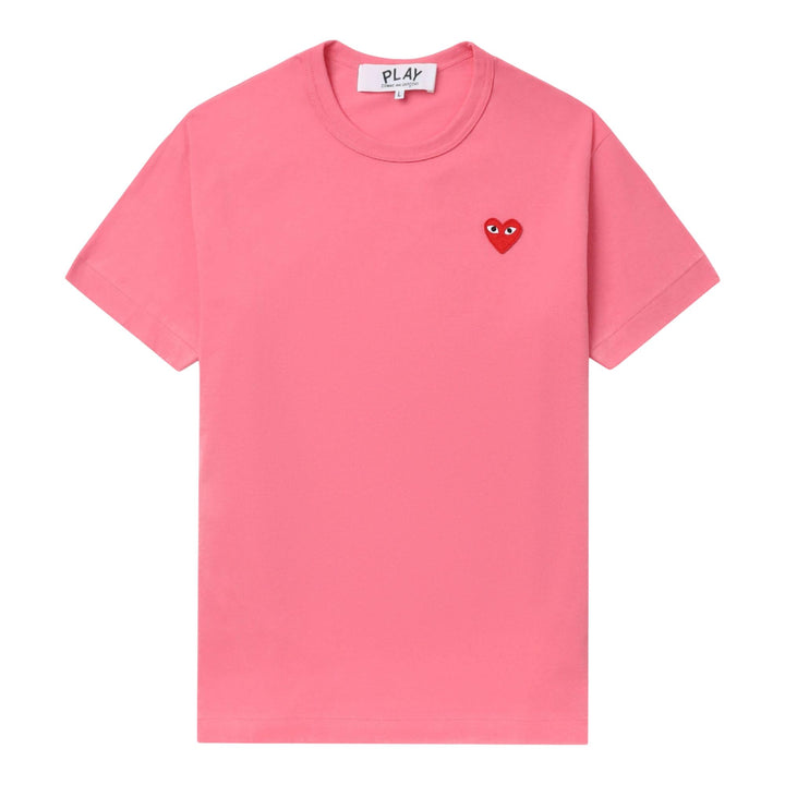 Club21 - COMME des GARCONS PLAY - Neon Red Heart Tee Unisex - TEES - Pink