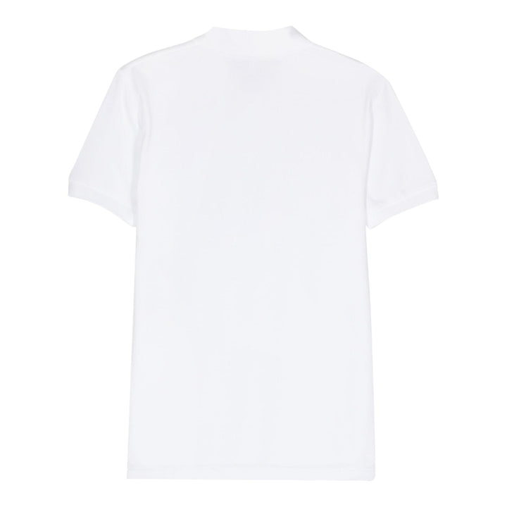 Club21 - COMME des GARCONS PLAY - Single Black Emblem Polo Tee Unisex - POLOS - White