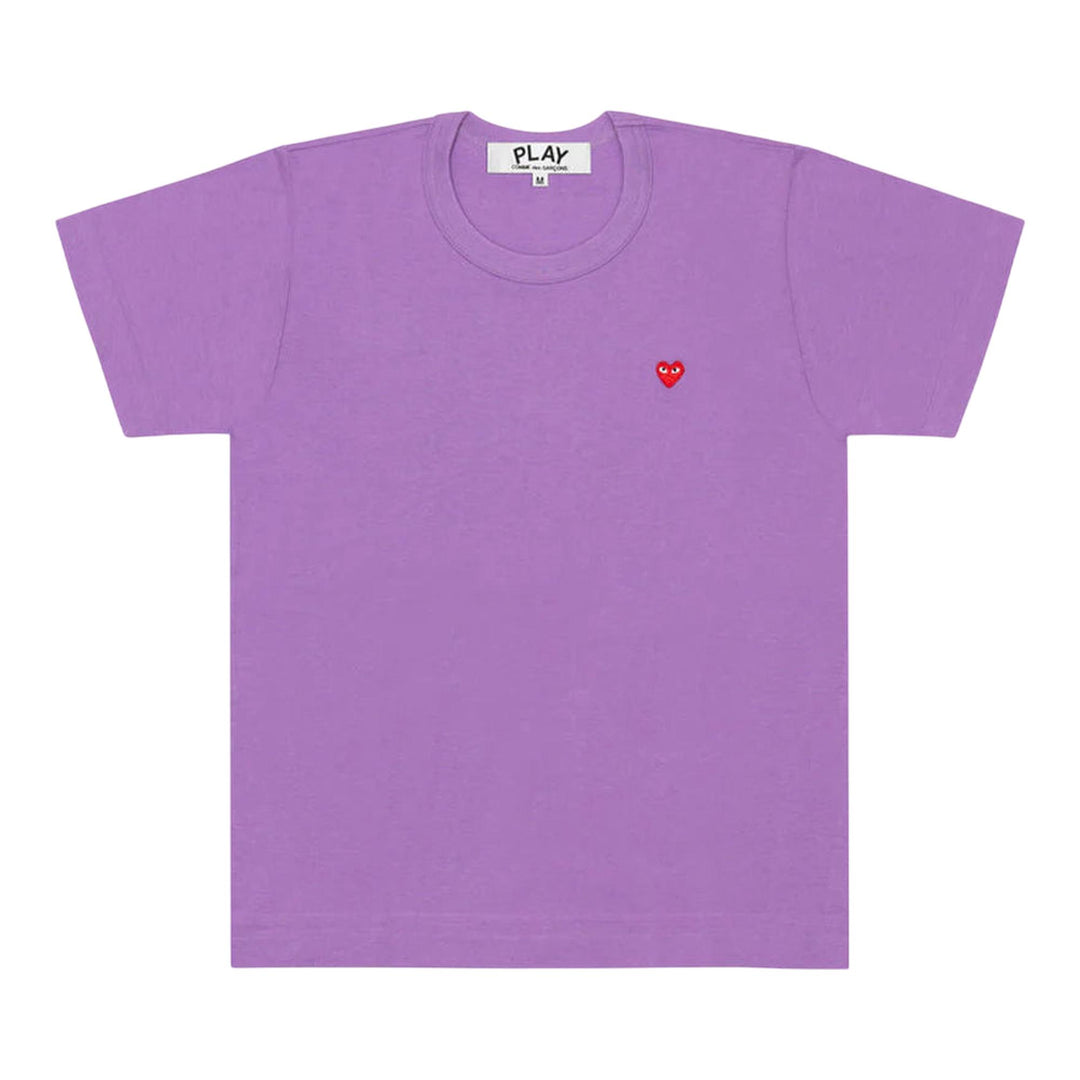 Club21 - COMME des GARCONS PLAY - Small Red Heart Tee Women - TEES - Purple
