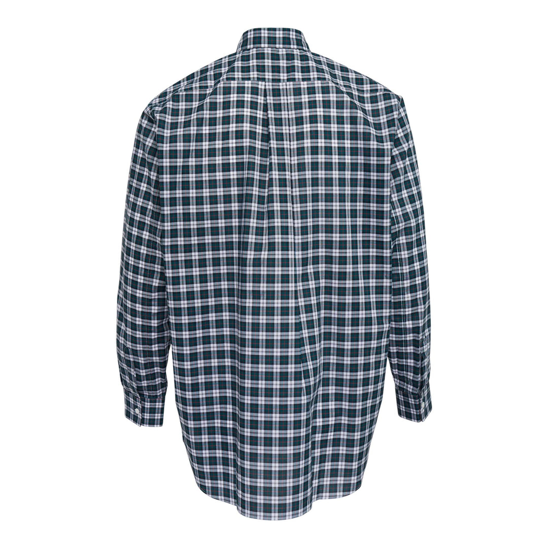 Club21 - COMME des GARCONS SHIRT - Cotton Check Poplin Wide Class Shirt - SHIRTS - Green