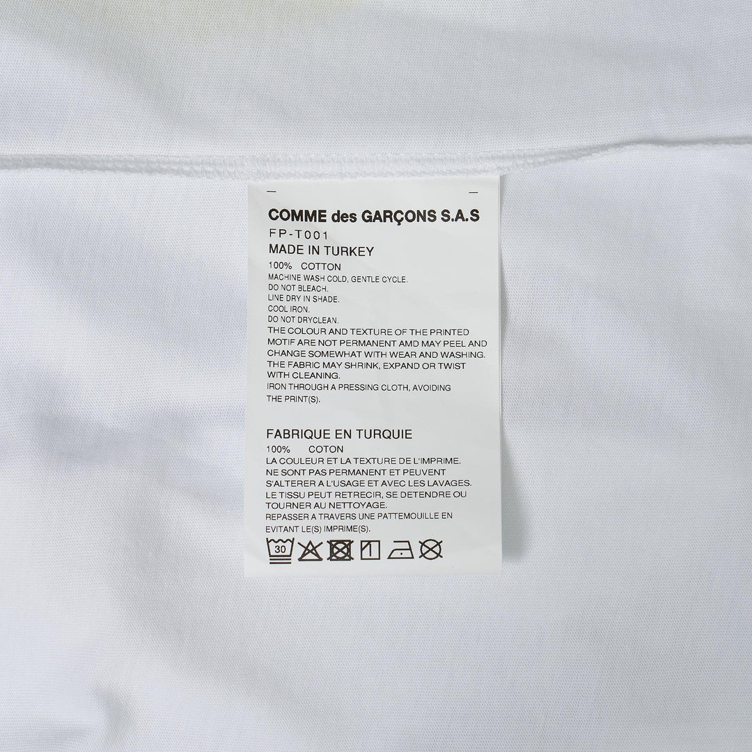 Club21 - COMME des GARCONS SHIRT - Cotton Poplin Printed Tee - TEES - White