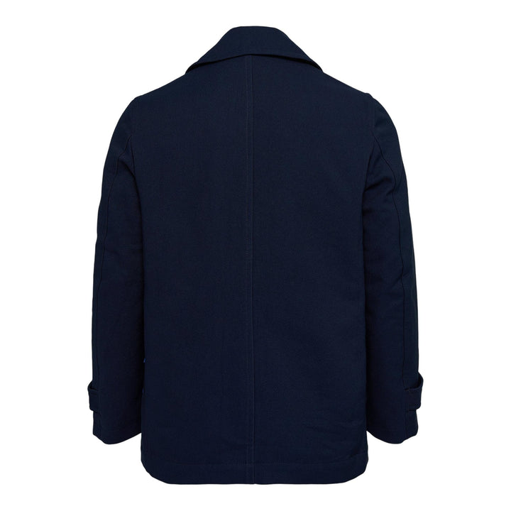 Club21 - COMME des GARCONS SHIRT - Polyester Heavy Twill Coat - COATS - Navy