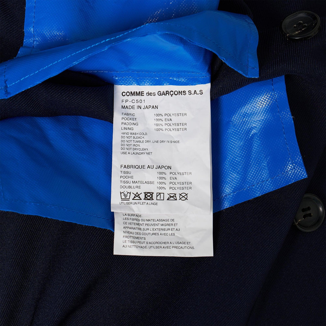 Club21 - COMME des GARCONS SHIRT - Polyester Heavy Twill Coat - COATS - Navy