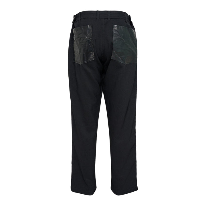 Club21 - COMME des GARCONS SHIRT - Polyester Twill Garment Pants - WOVEN PANTS - Black