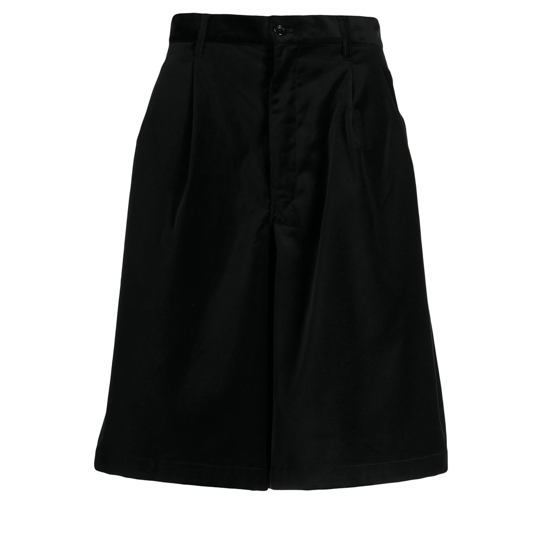 COMME_des_GARCONS_SHIRT_Velveteen_Button_Shorts_Black