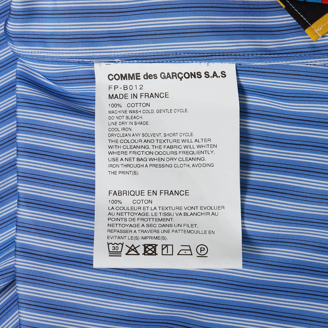 Club21 - COMME des GARCONS SHIRT - Yarn Dyed Cotton Stripe Poplin Shirt - SHIRTS - Multi