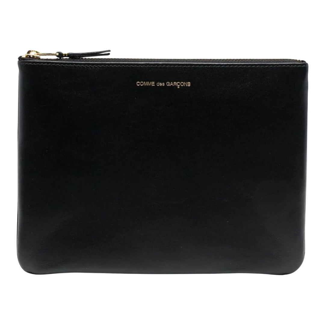Club21 - COMME des GARCONS WALLET - Classic Leather Big Pouch - POUCHES - Black