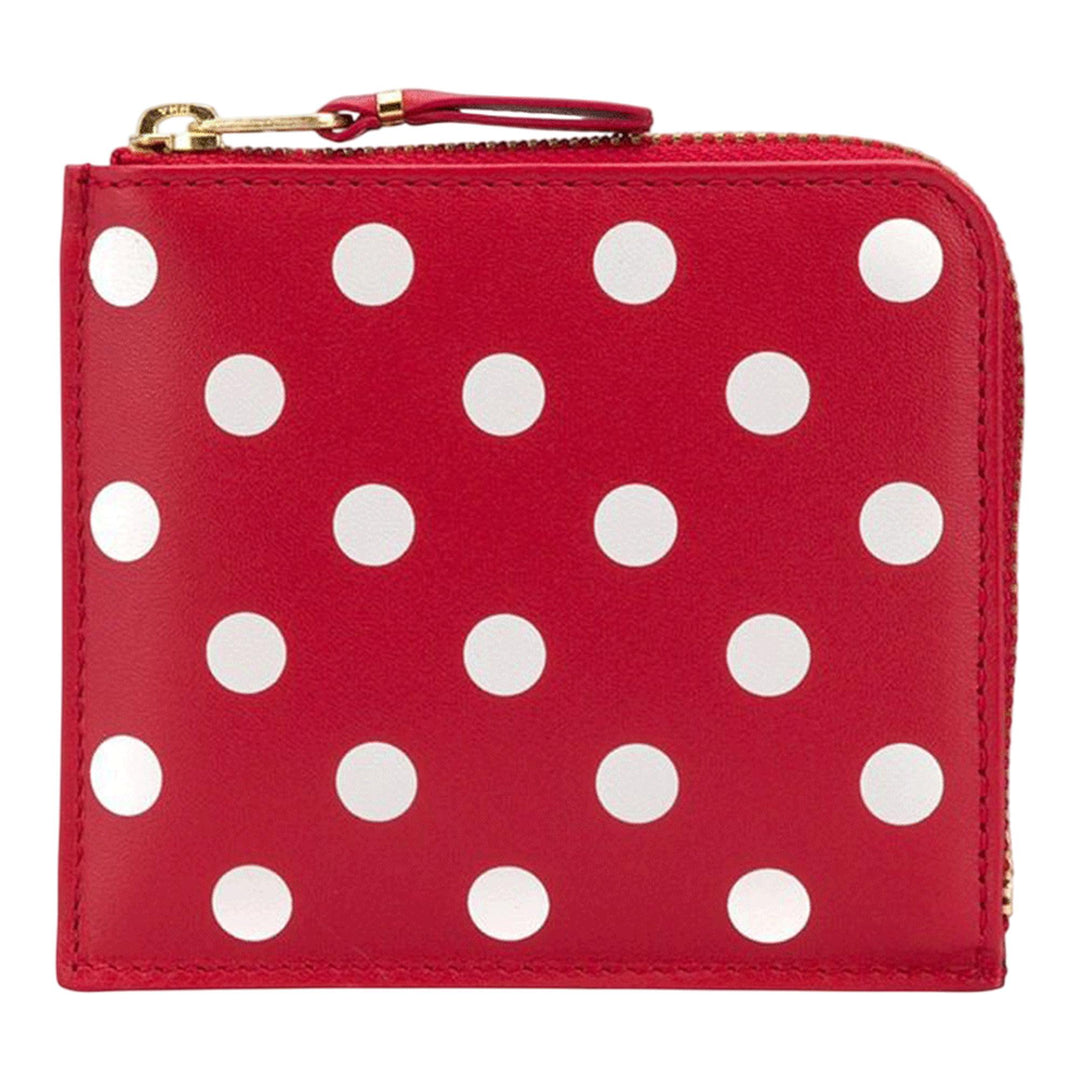 COMME-des-GARCONS-WALLET-Dots-Printed-L-Shape-Zip-Red-1