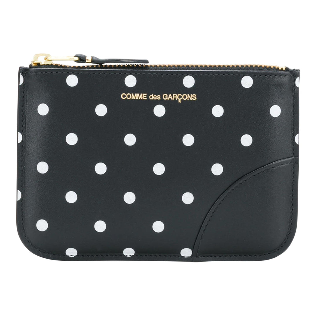 Club21 - COMME des GARCONS WALLET - Dots Printed Small Pouch - COIN POUCHES - Black