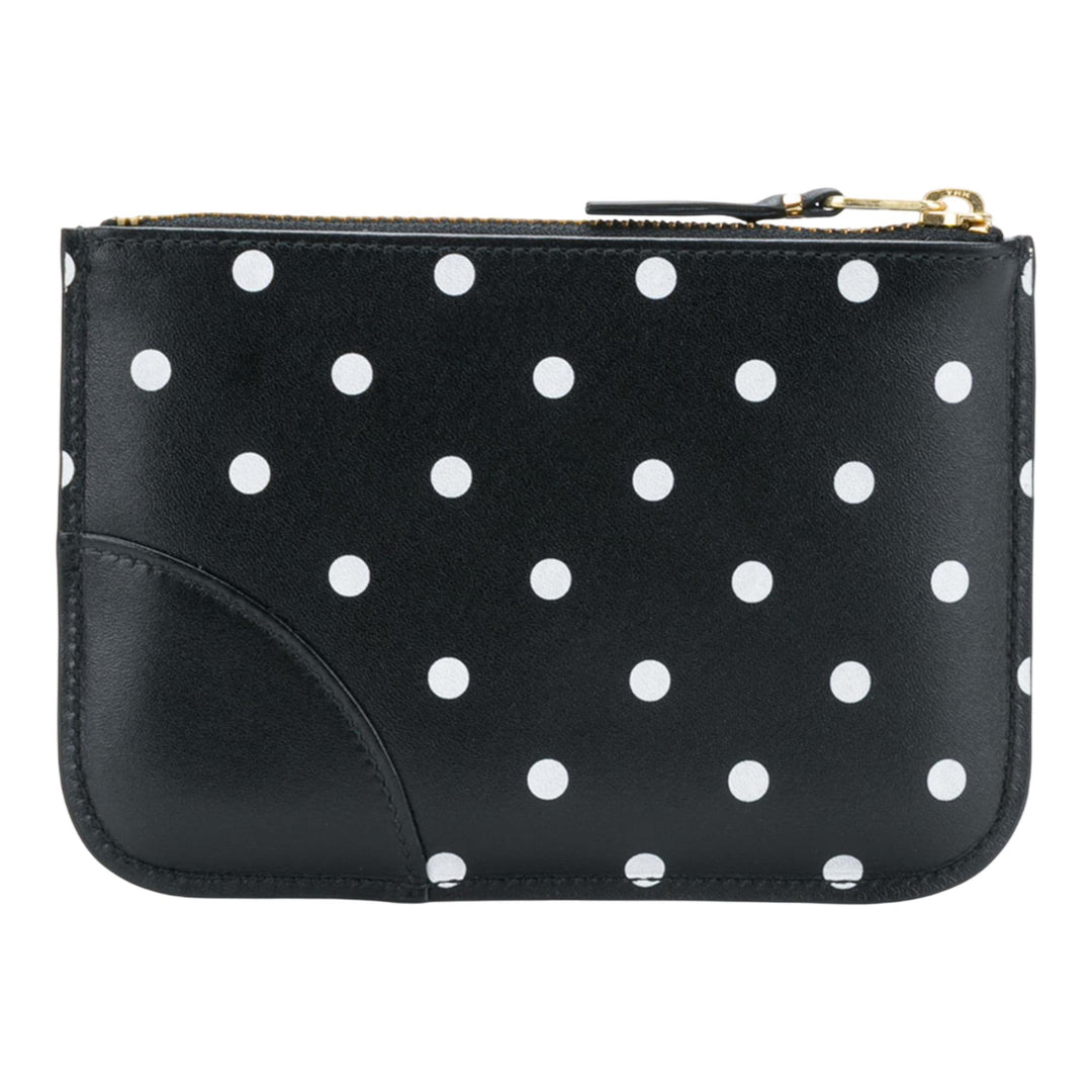Club21 - COMME des GARCONS WALLET - Dots Printed Small Pouch - COIN POUCHES - Black