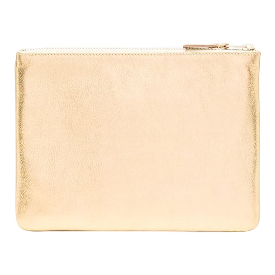Club21 - COMME des GARCONS WALLET - Gold And Silver Big Pouch - POUCHES - Gold