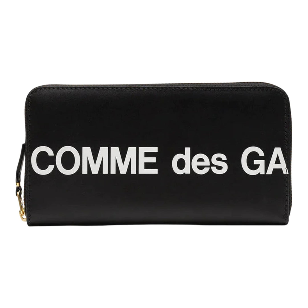 COMMEDESGARCONSWALLET_HugeLogoWallet_Black