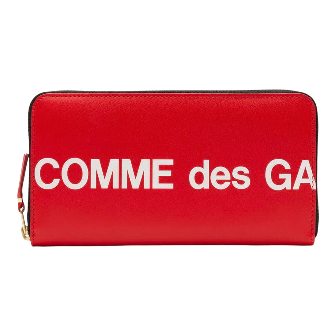 COMMEDESGARCONSWALLET_HugeLogoWallet_Red