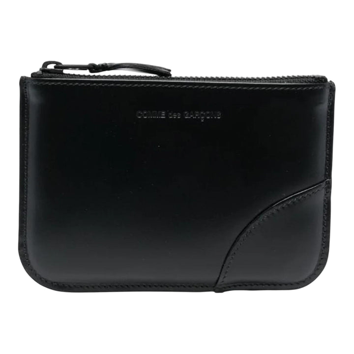 Club21 - COMME des GARCONS WALLET - Very Black Horizontal Zip Pouch - COIN POUCHES - Black