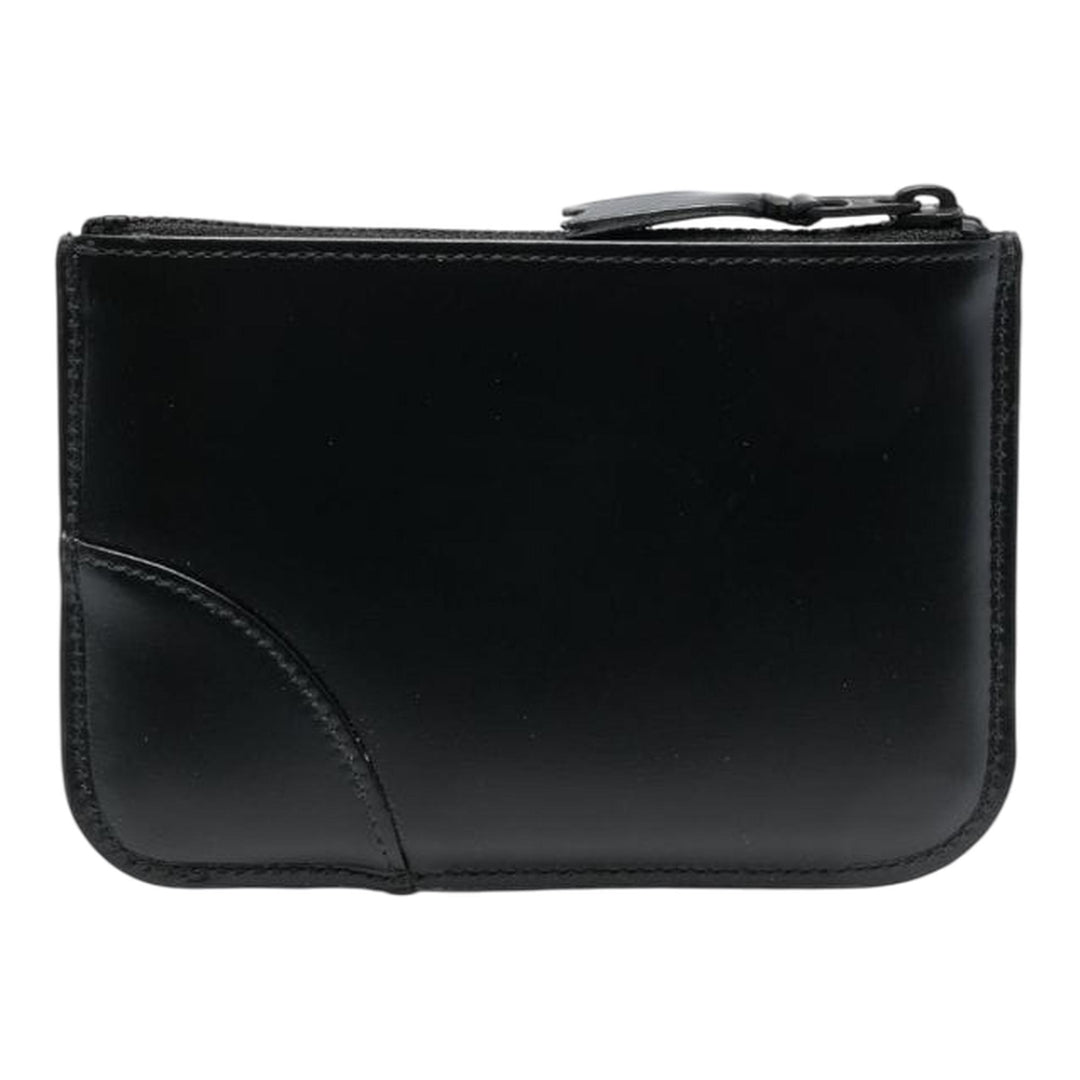 Club21 - COMME des GARCONS WALLET - Very Black Horizontal Zip Pouch - COIN POUCHES - Black