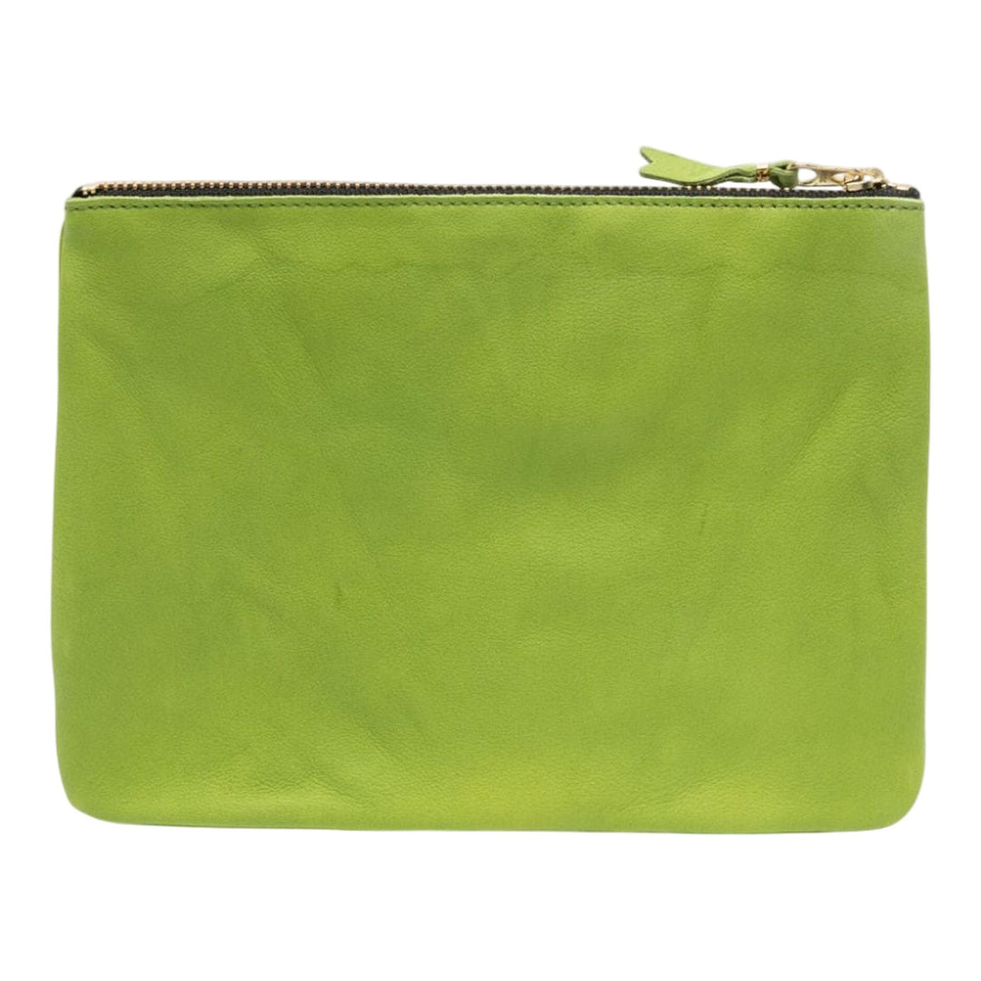 Club21 - COMME des GARCONS WALLET - Washed Wallet Big Pouch - POUCHES - Green