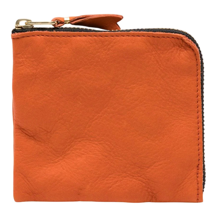 Club21 - COMME des GARCONS WALLET - Washed Wallet L Zip - ZIP ARD WALLETS - Orange