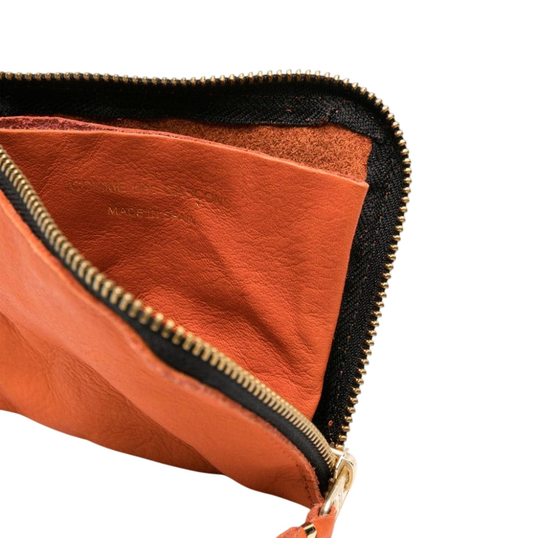 Club21 - COMME des GARCONS WALLET - Washed Wallet L Zip - ZIP ARD WALLETS - Orange