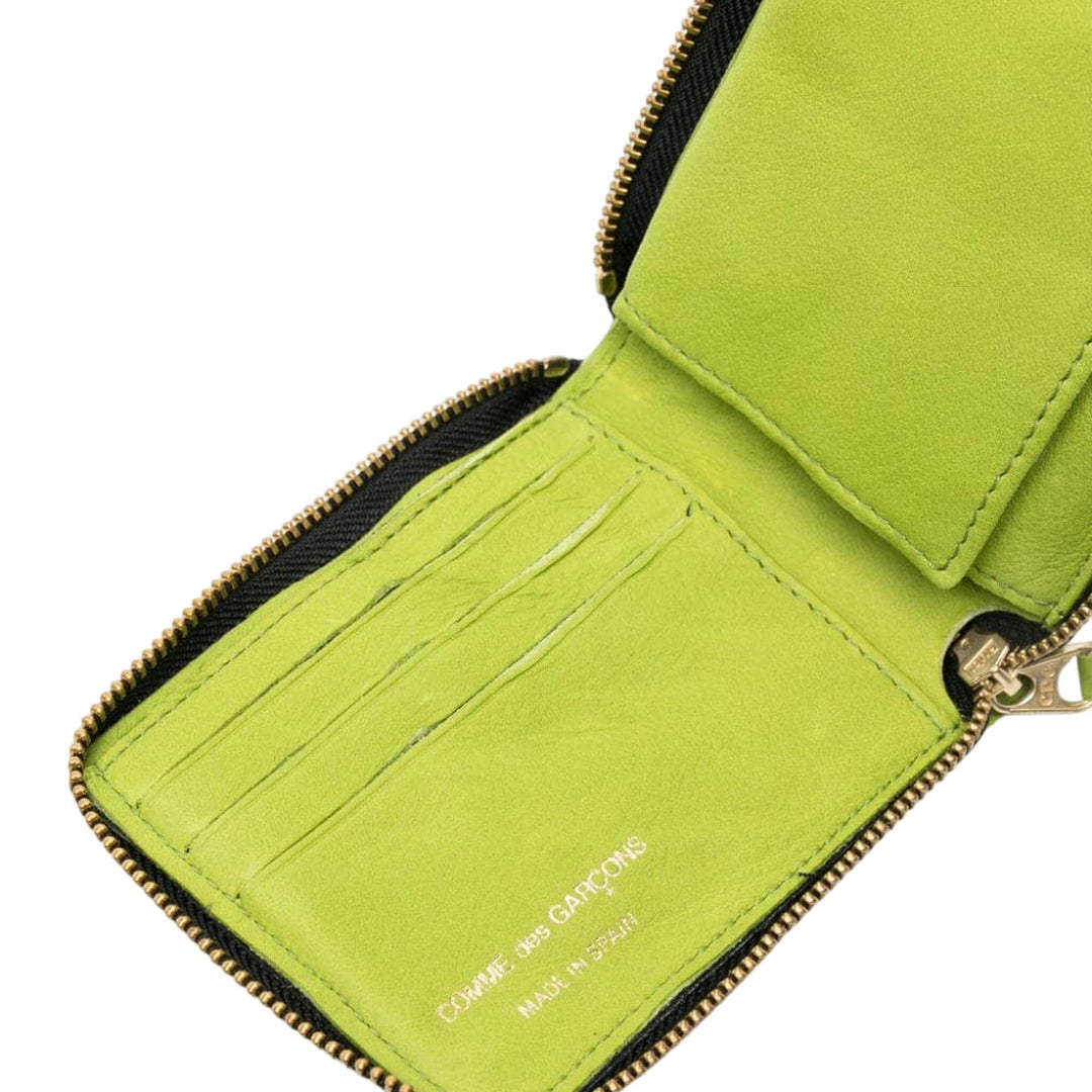 Club21 - COMME des GARCONS WALLET - Washed Wallet U Zip - ZIP ARD WALLETS - Green