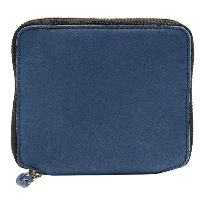 Club21 - COMME des GARCONS WALLET - Washed Wallet U Zip - ZIP ARD WALLETS - Navy
