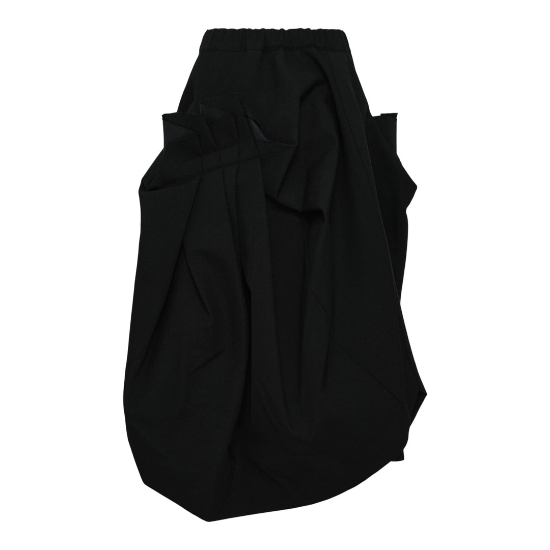 Club21 - COMME des GARCONS - Wool Gabardine Medium Skirt - SKIRTS - Black
