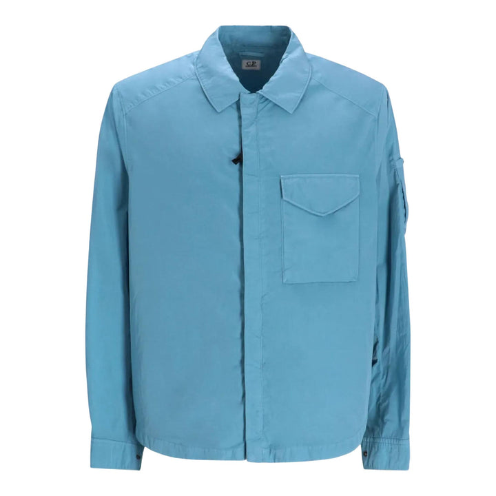 Club21 - C.P. Company - Chrome-R Lens Zipped Overshirt - SHIRTS - Blue