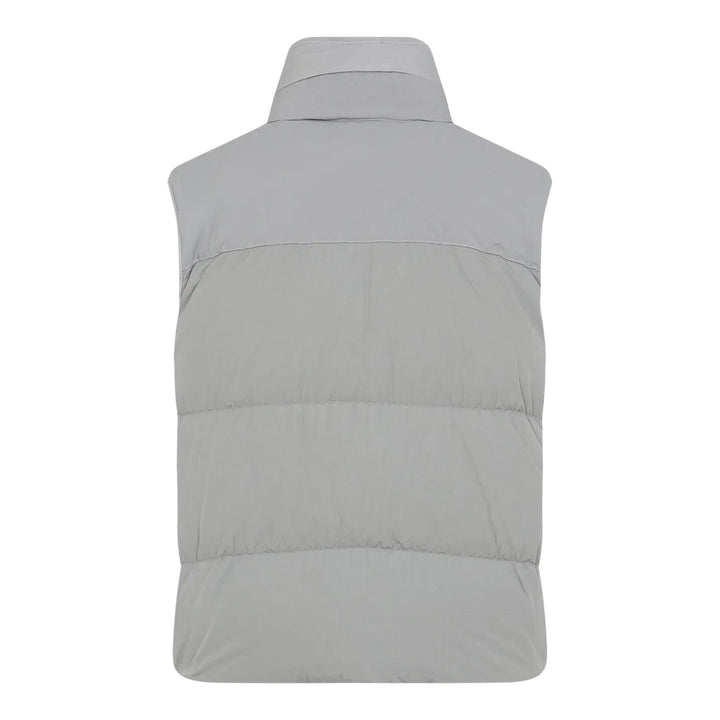 Club21 - C.P. Company - Eco-Chrome R Mixed Hooded Down Gilet - VESTS - Light Grey