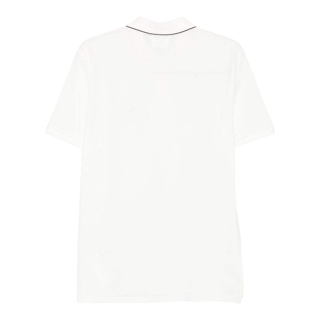 Club21 - C.P. Company - Stretch Pique Short Sleeve Polo - POLOS - White