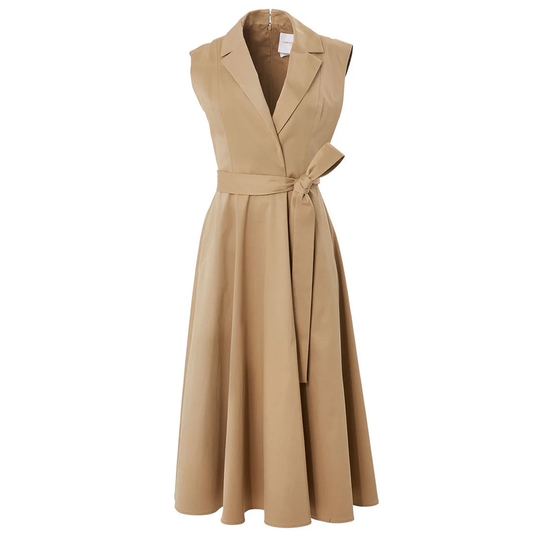 Sleeveless Trench Dress