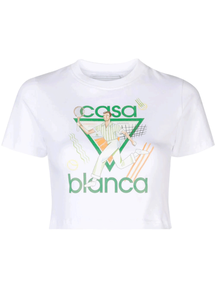 Casablanca-Le-Jeu-Printed-Baby-T-Shirt-White-1