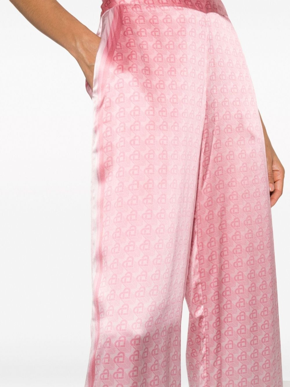 Casablanca-Printed-Straight-Leg-Trousers-Pink-5