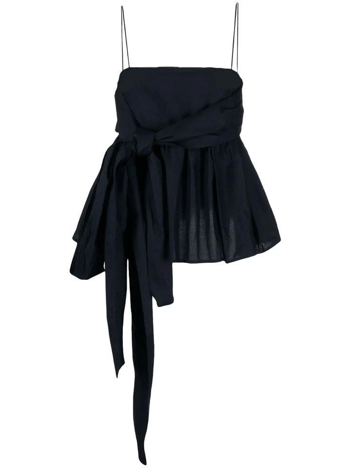    Cecilie-Bahnsen-Bandeau-Top-Navy-1