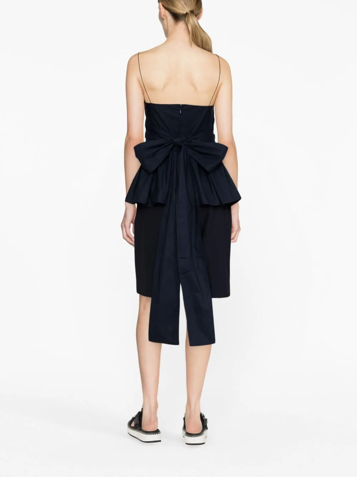 Cecilie-Bahnsen-Bandeau-Top-Navy-4