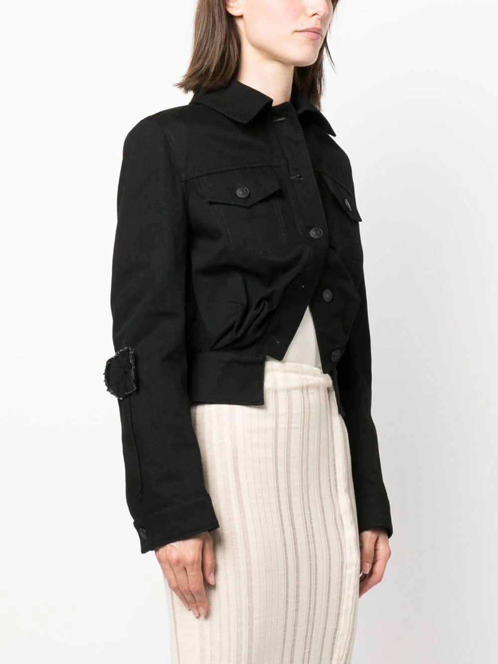 Cecilie Bahnsen Short Jacket Black 3