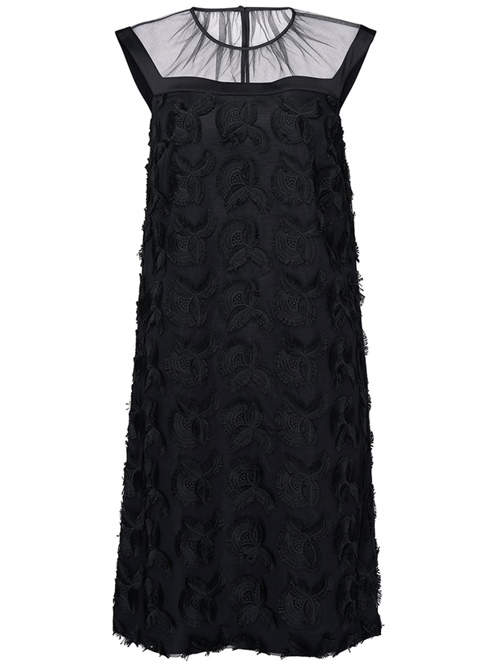 Club21-Collection-Floral-Lace-Sleeveless-Dress-Black-1