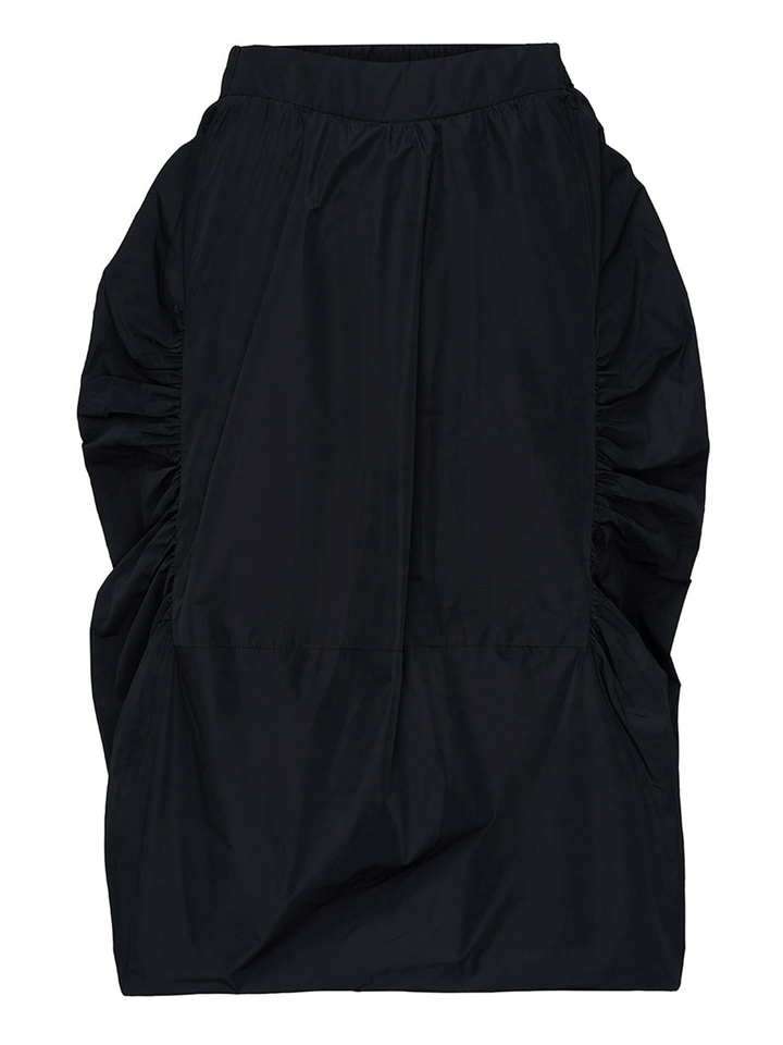 Club21-Collection-Silky-Parachute-Bubble-Skirt-Black-1