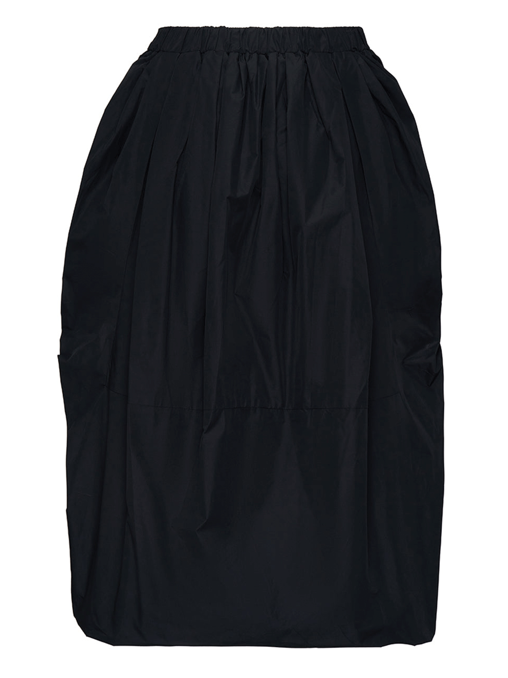Club21-Collection-Silky-Parachute-Bubble-Skirt-Black-2