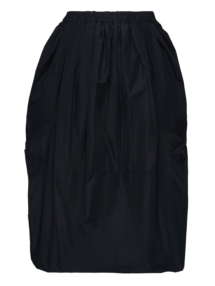 Club21-Collection-Silky-Parachute-Bubble-Skirt-Black-2