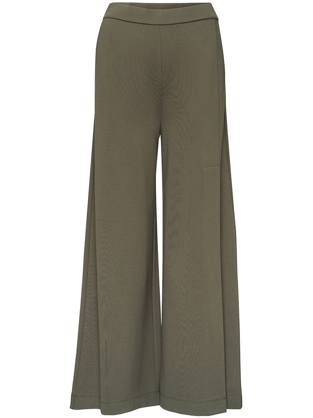 Club21-Collection-Viscose-Nylon-Ponte-High-Slit-Pants-Olive-1