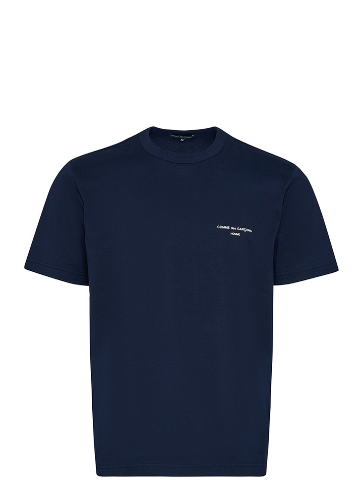 COMME des GARCONS HOMME Logo Print T-Shirt Navy 1