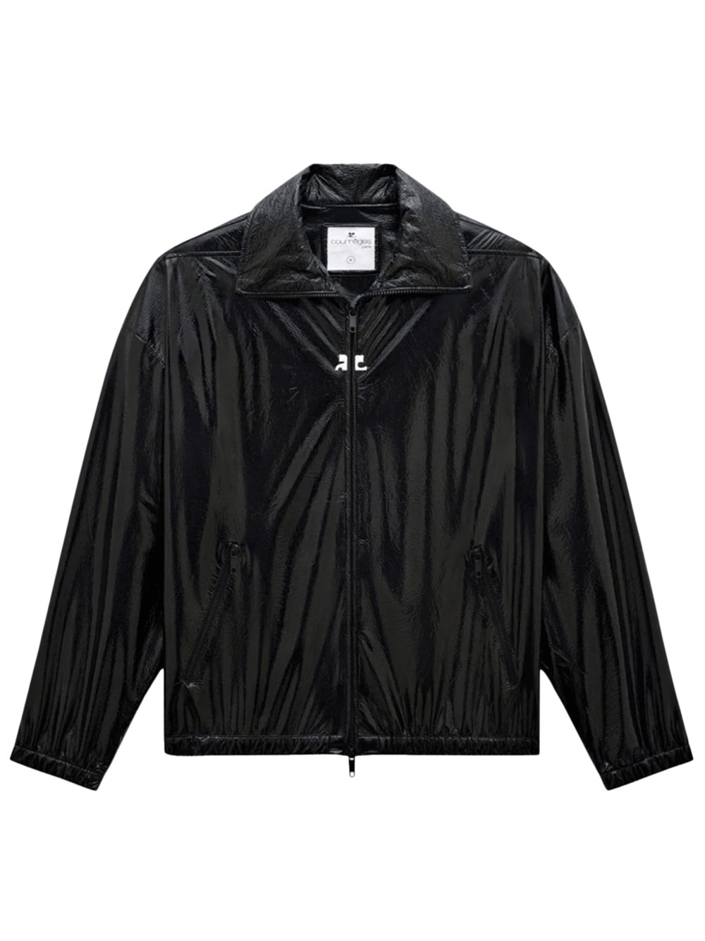 Courreges-LightVinylTracksuitJacket-Black-1