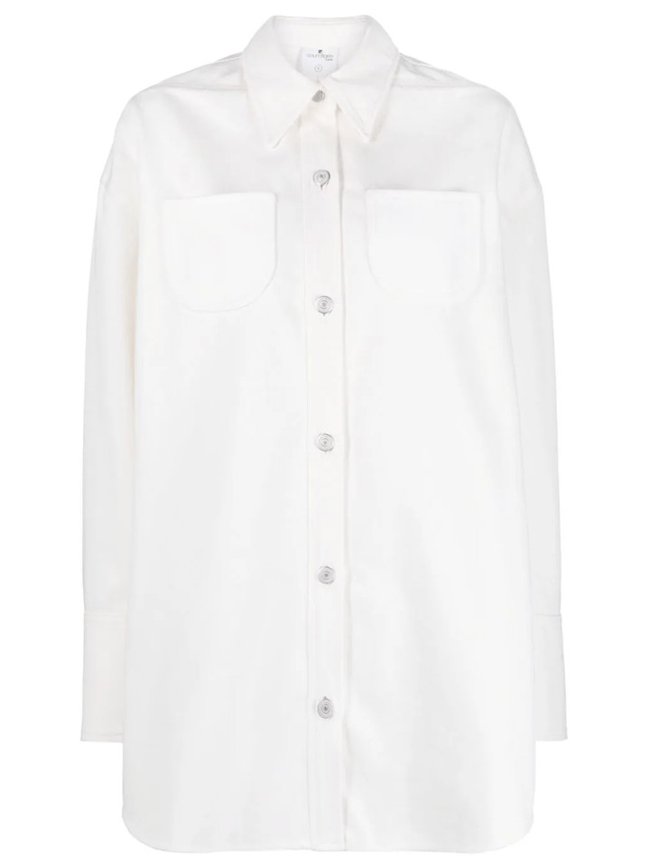 Courreges-Mega-Size-Dry-Denim-Shirt-White-1