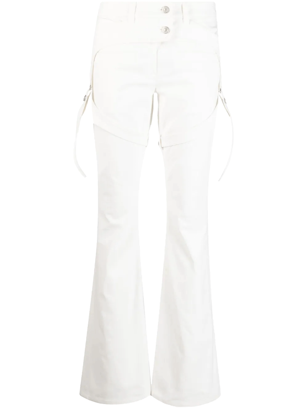    Courreges-Racer-Cotton-Pants-White-1