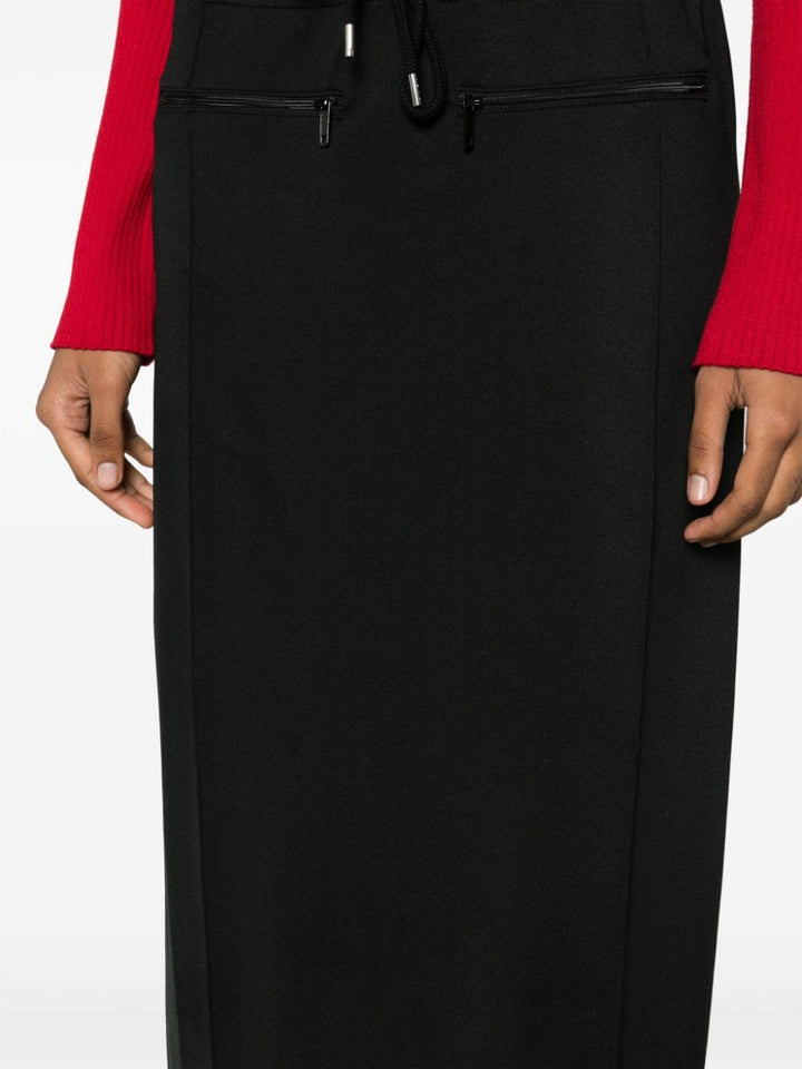 Courreges-Tracksuit-Interlock-Long-Skirt-Black-5