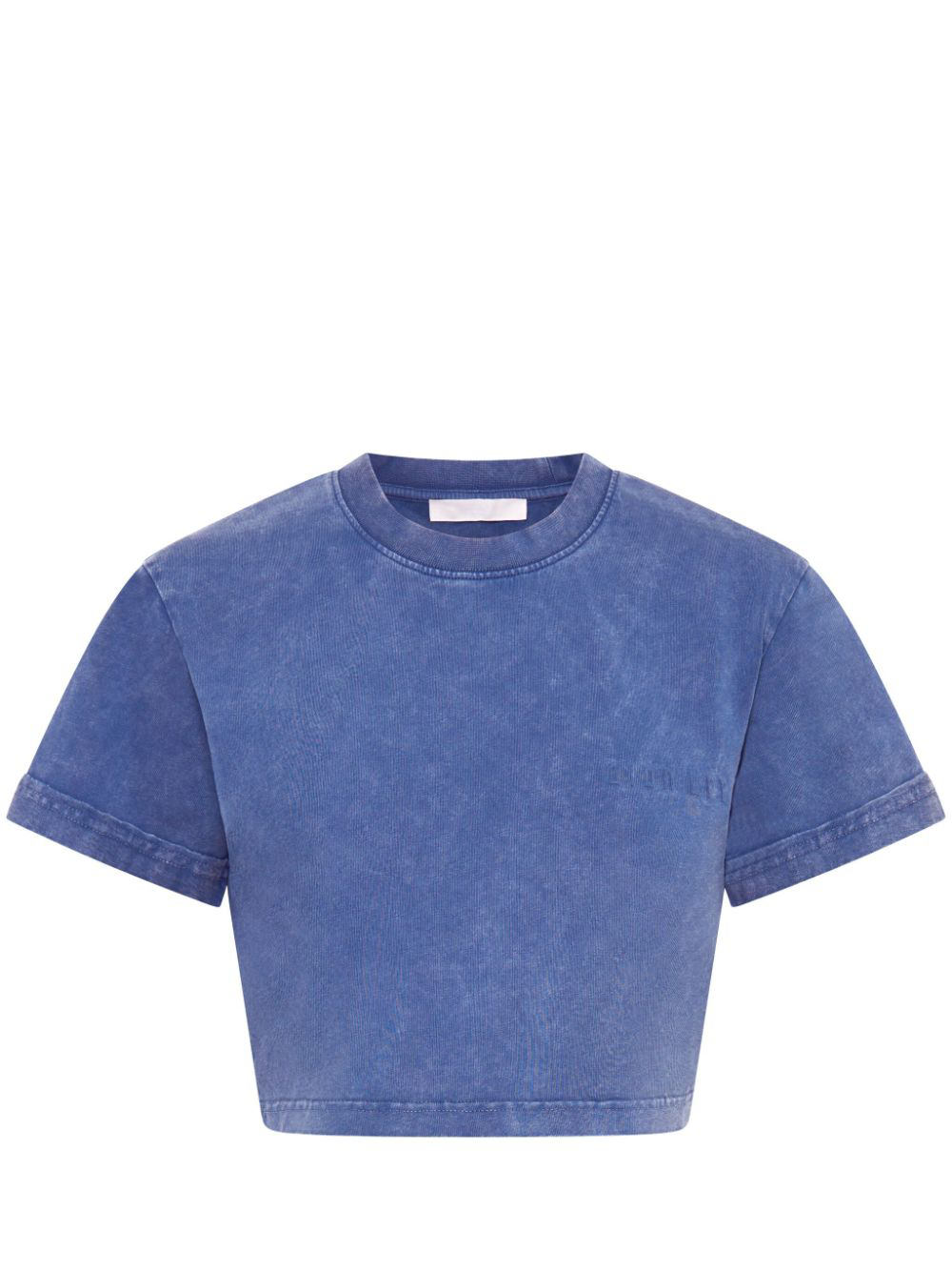 DION_LEE_Embossed_Shrunken_Tee_Blue