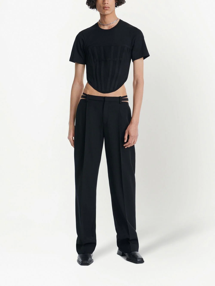 Dion Lee Corset Tee Black 3