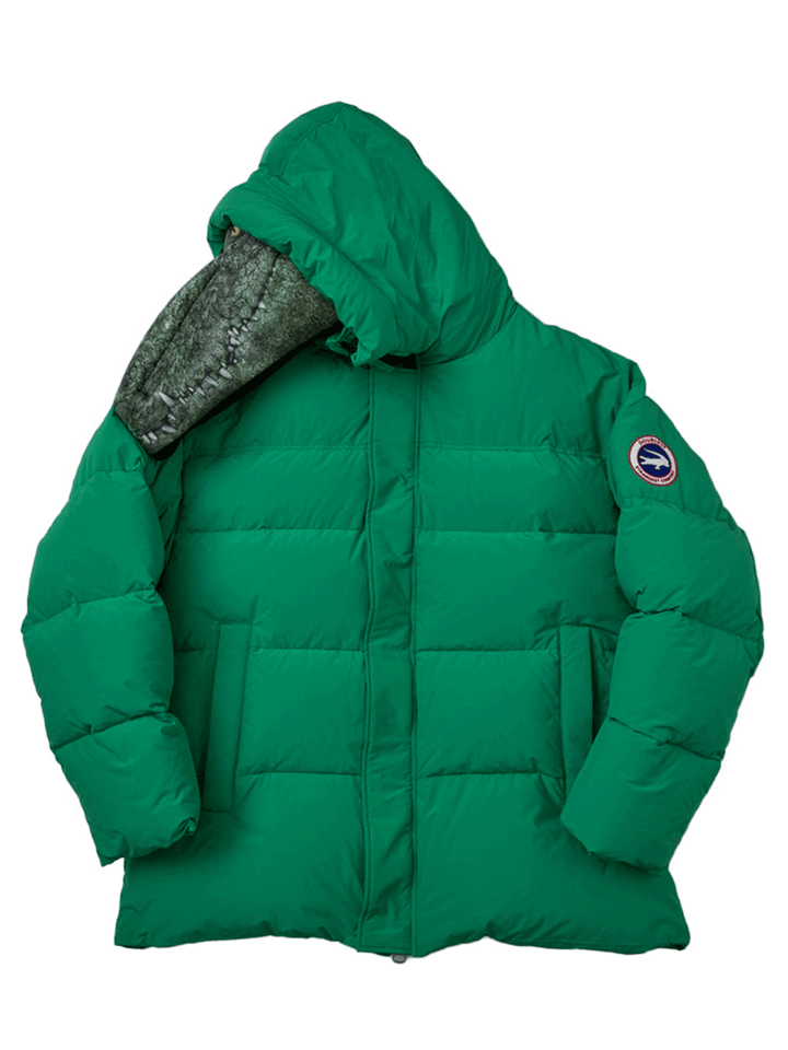 Doublet-Animal-Trim-Puffer-Jacket-Green-1